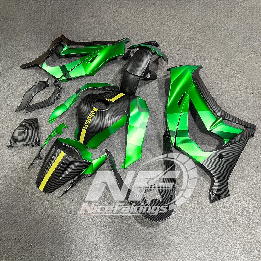 Ninja ZX10R 2011-2015 ABS Body Panels Fairing Set | NiceFairings - rear angle image