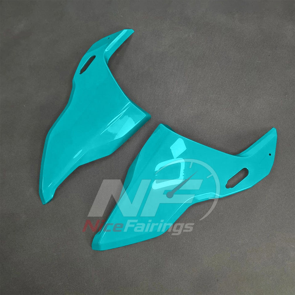 For BMW S1000RR 2025-2026 Blue Black ABS Fairing Kit with Painted Bodywork and Replacement Panels | NiceFairings - rear angle image