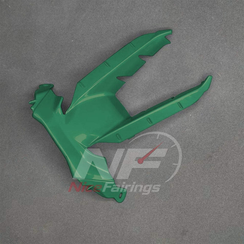 For BMW S1000RR 2025-2026 Green Black Custom Fairings with ABS Sportbike Plastics and Full Body Kit | NiceFairings - rear angle image
