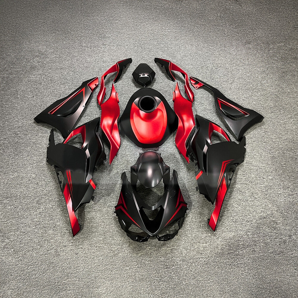 For Kawasaki ZX6R 636 2024-2025 Painted Motorcycle Bodywork Track Edition Tank Cover | NiceFairings - rear angle image