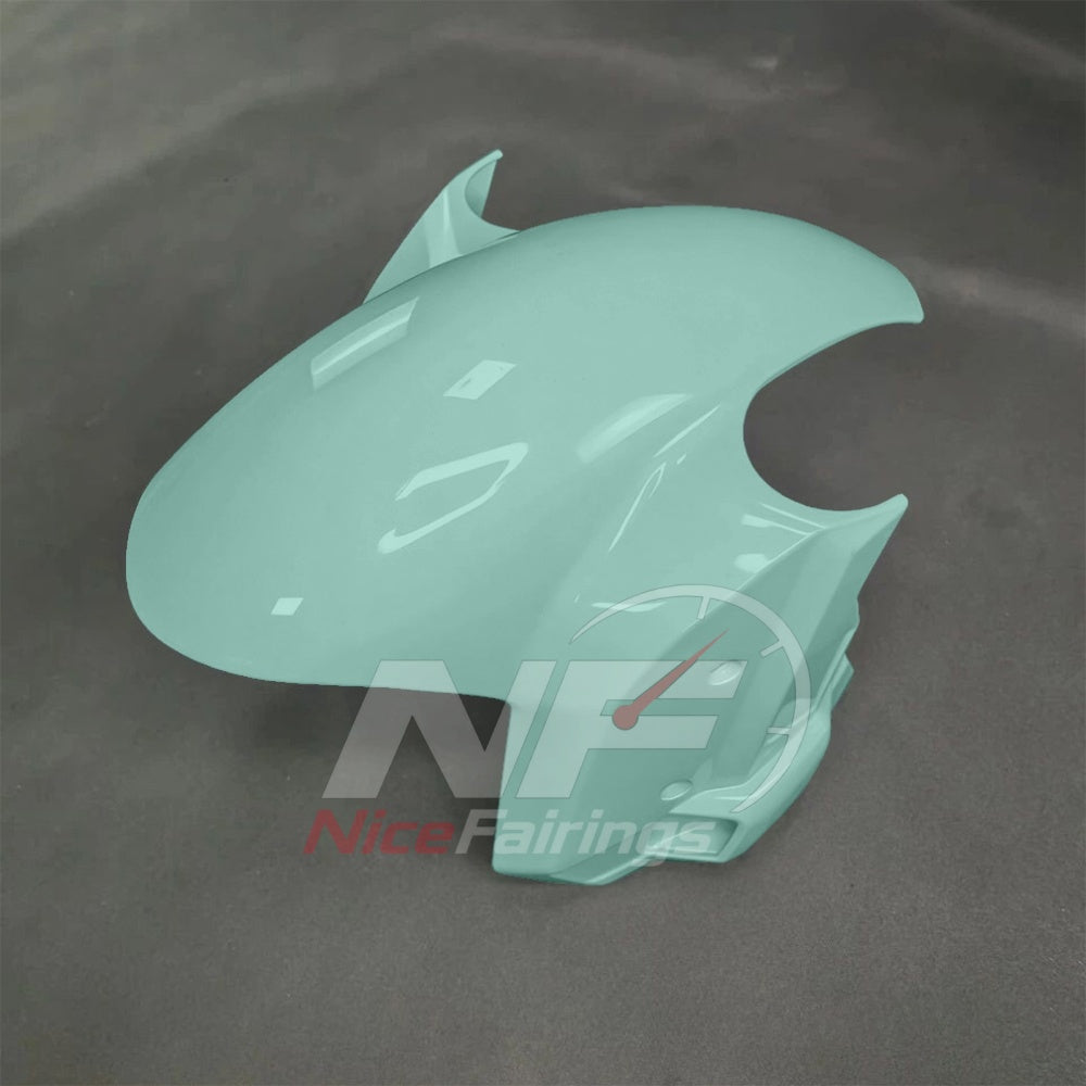 For BMW S1000RR 2025-2026 Teal Black ABS Body Kit with Street and Track Fairing Panels | NiceFairings - rear angle image