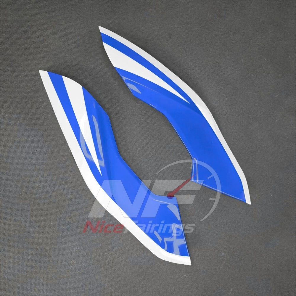 For BMW S1000RR 2025-2026 Blue Black Motorcycle Fairing Kit with Aftermarket Body Panels | NiceFairings - rear angle image