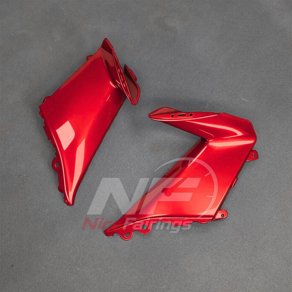 For BMW S1000RR 2025-2026 Red Black Painted ABS Fairings with Complete Replacement Bodywork | NiceFairings - rear angle image