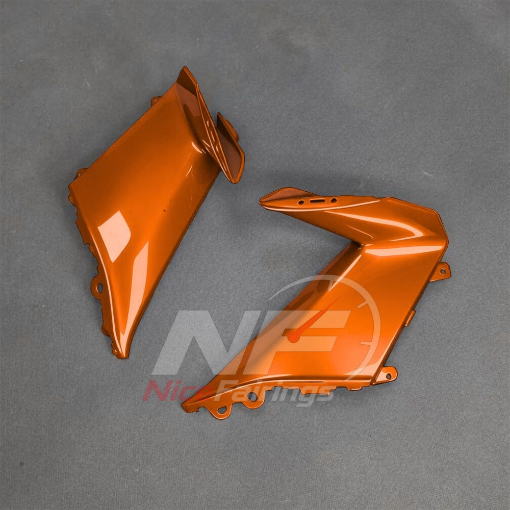 For BMW S1000RR 2025-2026 Orange Black ABS Fairing Kit with Painted Bodywork and Replacement Panels | NiceFairings - rear angle image
