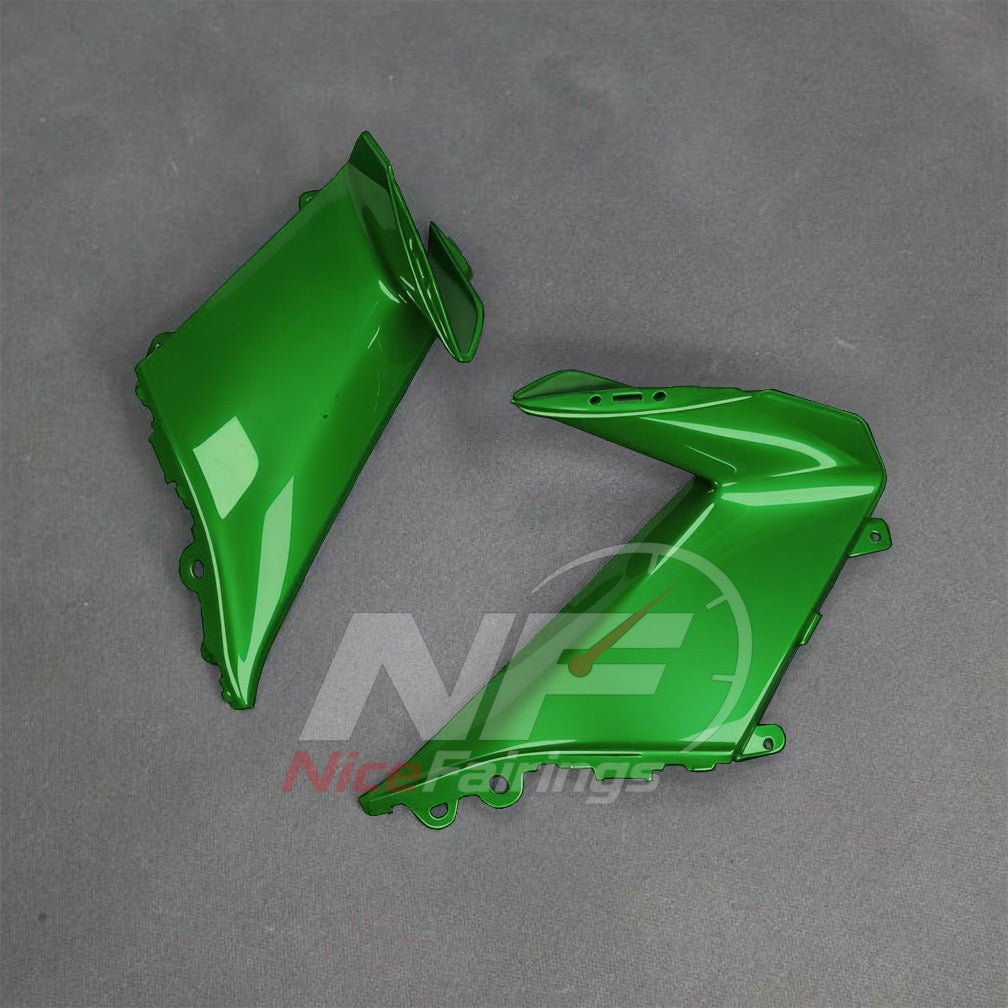 For BMW S1000RR 2025-2026 Green Black ABS Body Kit with Street and Track Fairing Panels | NiceFairings - rear angle image