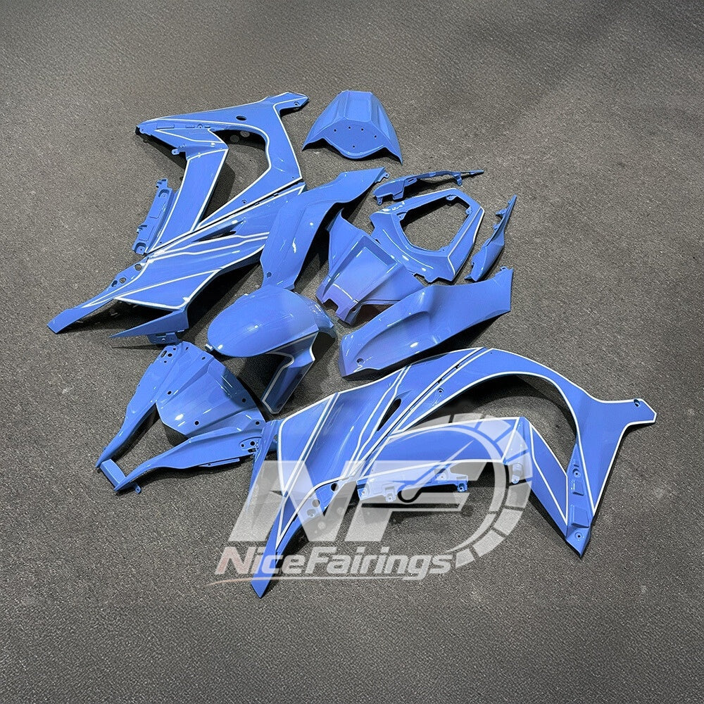 For KAWASAKI Ninja ZX10R 2011-2015 Custom Painted ABS Fairing Kit | NiceFairings - rear angle image