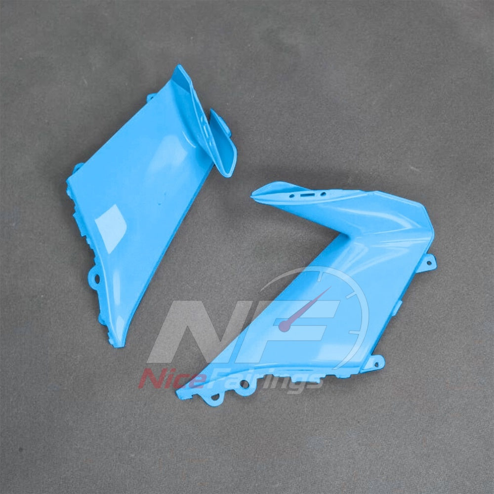 For BMW S1000RR 2025-2026 Blue Black ABS Fairing Kit with Painted Bodywork and Replacement Panels | NiceFairings - rear angle image