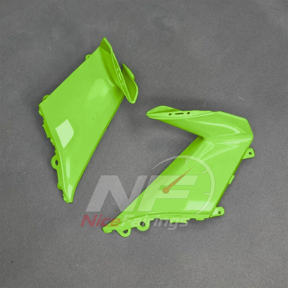 For BMW S1000RR 2025-2026 Green Black ABS Body Kit with Street and Track Fairing Panels | NiceFairings - rear angle image