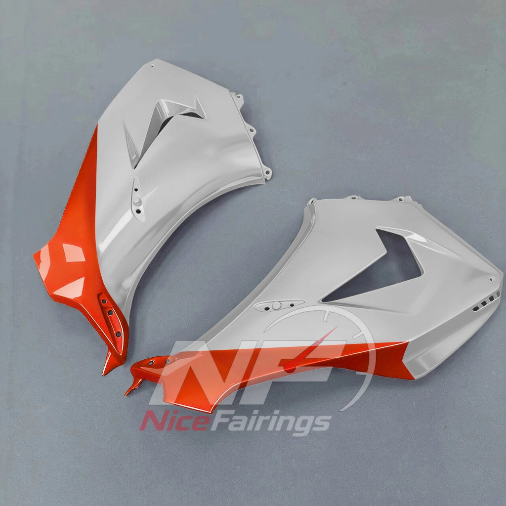 For Honda CBR1000RR-R 2024-2026 Red Black Custom Fairings with ABS Sportbike Plastics and Full Body Kit | NiceFairings - rear angle image
