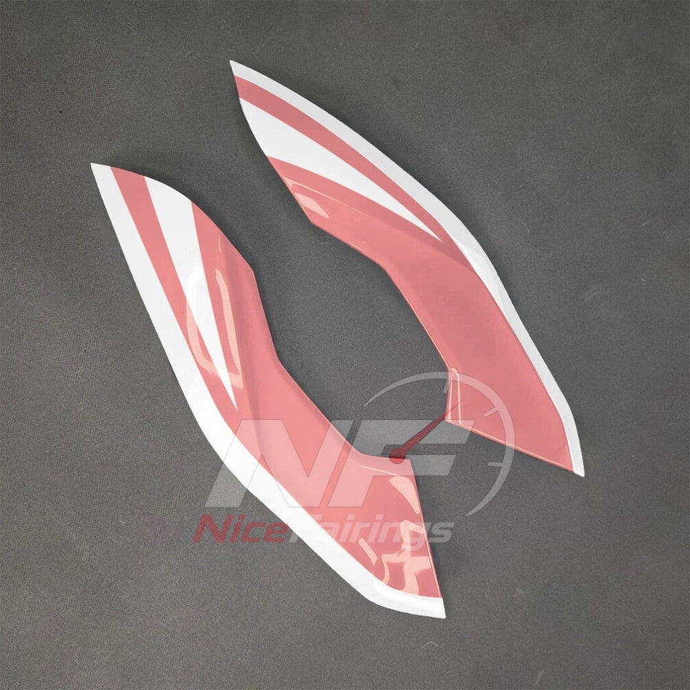 For BMW S1000RR 2025-2026 Red Black Sportbike Fairing Set with Custom Painted Plastics | NiceFairings - rear angle image