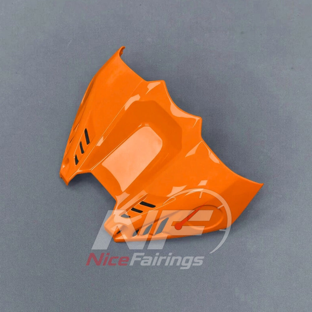 For Honda CBR1000RR-R 2024-2026 Orange Black Custom Fairings with ABS Sportbike Plastics and Full Body Kit | NiceFairings - rear angle image