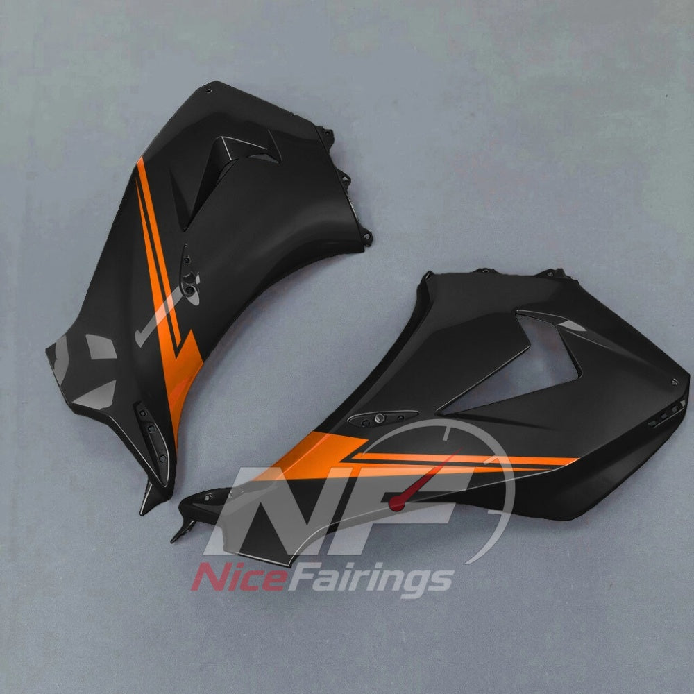 For Honda CBR1000RR-R 2024-2026 Orange Black Painted ABS Fairings with Complete Replacement Bodywork | NiceFairings - rear angle image