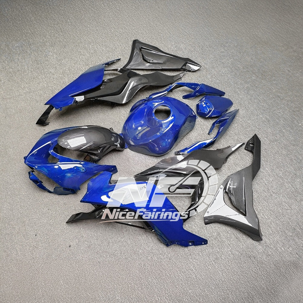 For Kawasaki ZX6R 636 2024-2025 Painted Motorcycle Bodywork Custom Graphics Signature Edition | NiceFairings - rear angle image