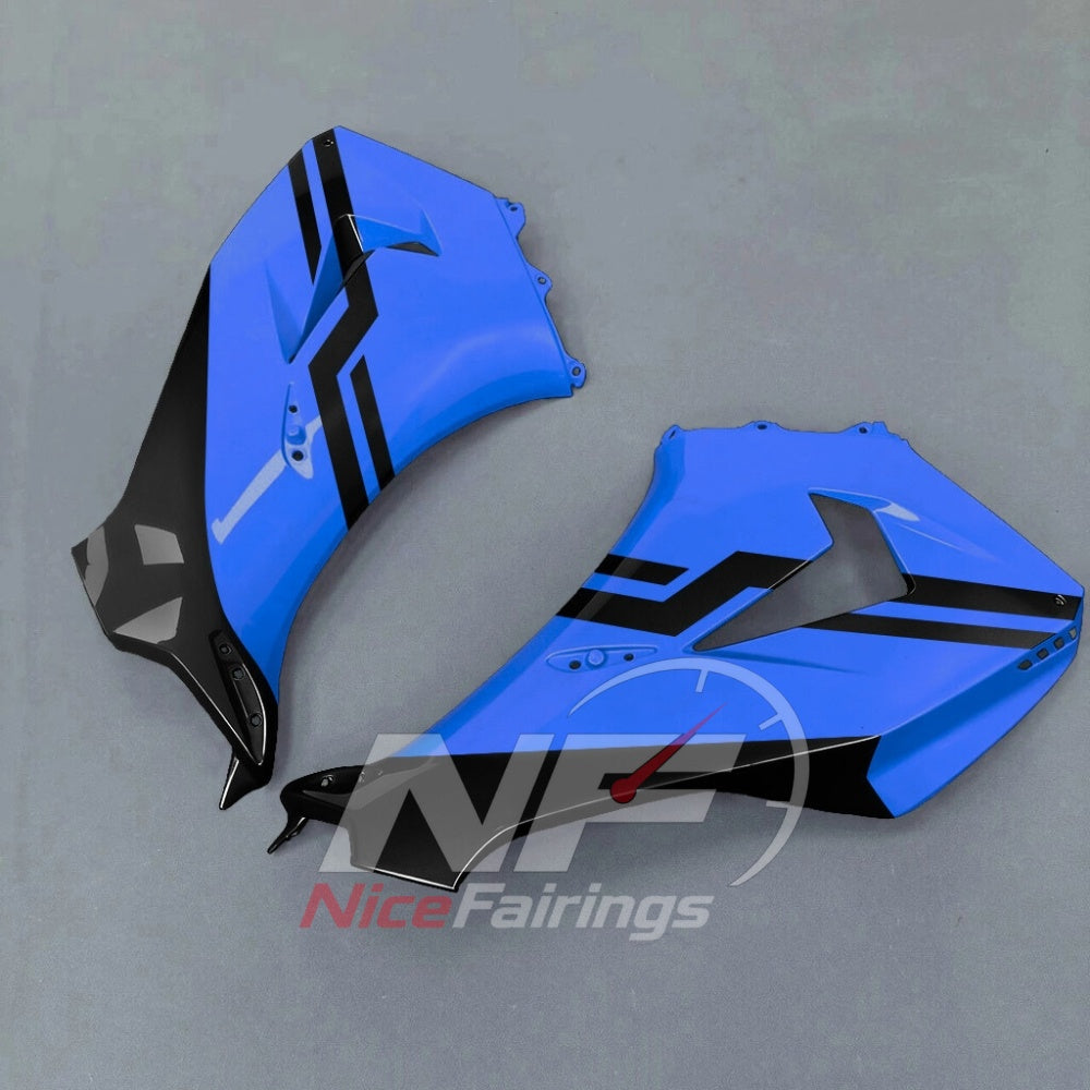 For Honda CBR1000RR-R 2024-2026 Blue Black ABS Body Kit with Street and Track Fairing Panels | NiceFairings - rear angle image