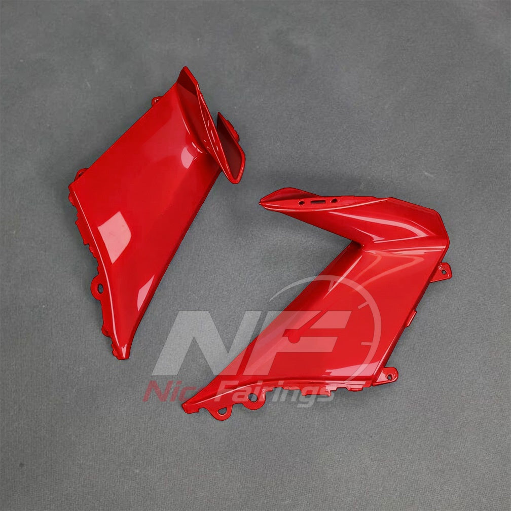 For BMW S1000RR 2025-2026 Red Black ABS Body Kit with Street and Track Fairing Panels | NiceFairings - rear angle image
