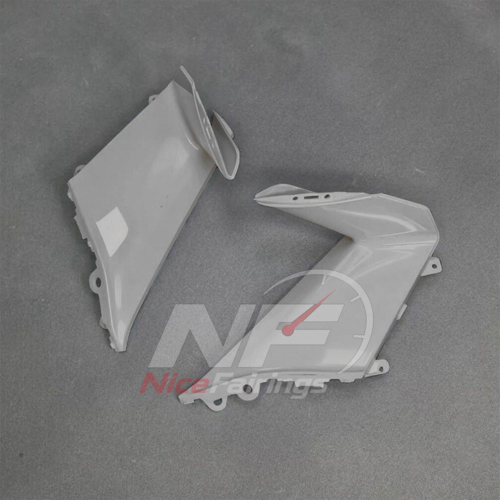 For BMW S1000RR 2025-2026 Red Black Sportbike Fairing Set with Custom Painted Plastics | NiceFairings - rear angle image