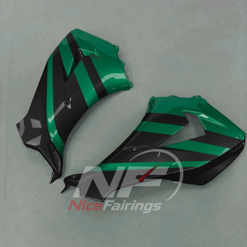 For Honda CBR1000RR-R SP 2024-2026 Green Black ABS Fairing Kit with Painted Bodywork and Replacement Panels | NiceFairings - rear angle image