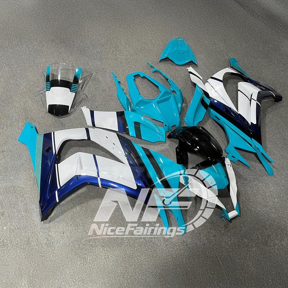 For KAWASAKI Ninja ZX10R 2011-2015 Complete Fairing Set | NiceFairings - rear angle image