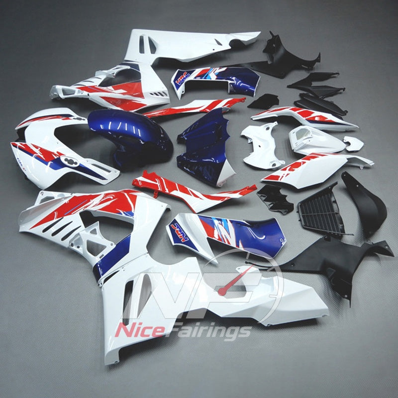 HRC White Red Blue ABS fairing kit for Honda CBR1000RR-R 2020-2023, design RED-P07 - image 4