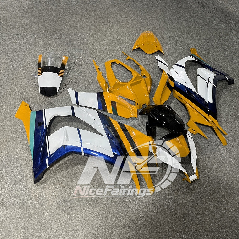For KAWASAKI Ninja ZX10R 2011-2015 Custom Painted ABS Fairing Kit | NiceFairings - rear angle image