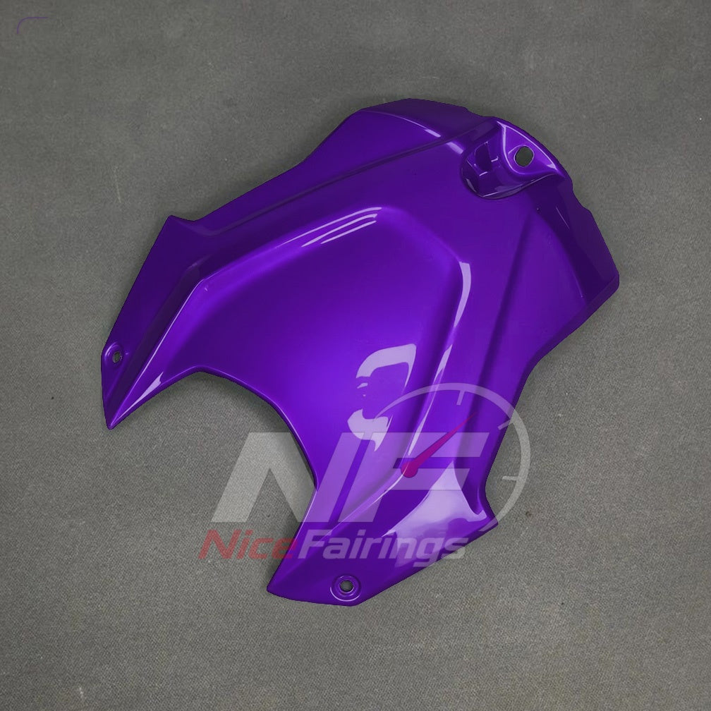 For BMW S1000RR 2025-2026 Purple Black Custom Fairings with ABS Sportbike Plastics and Full Body Kit | NiceFairings - rear angle image