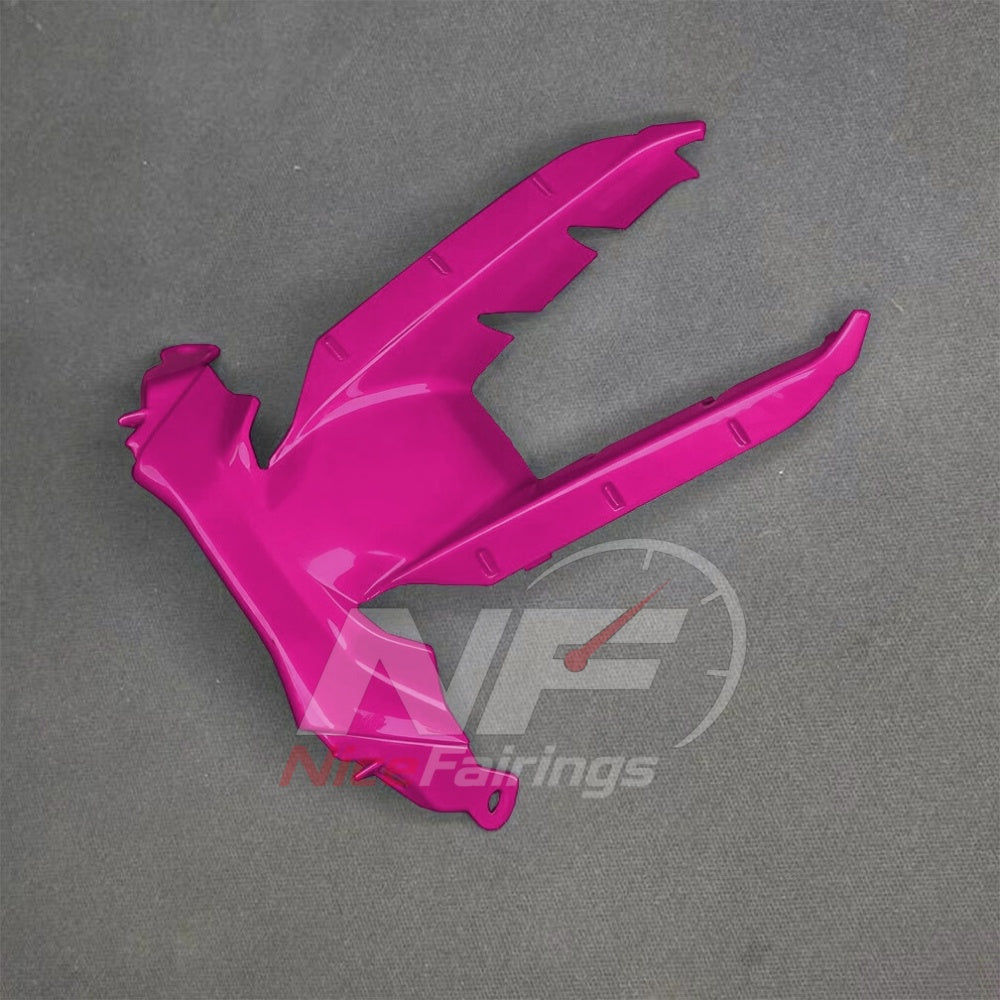 For BMW S1000RR 2025-2026 Pink Black Motorcycle Fairing Kit with Aftermarket Body Panels | NiceFairings - rear angle image