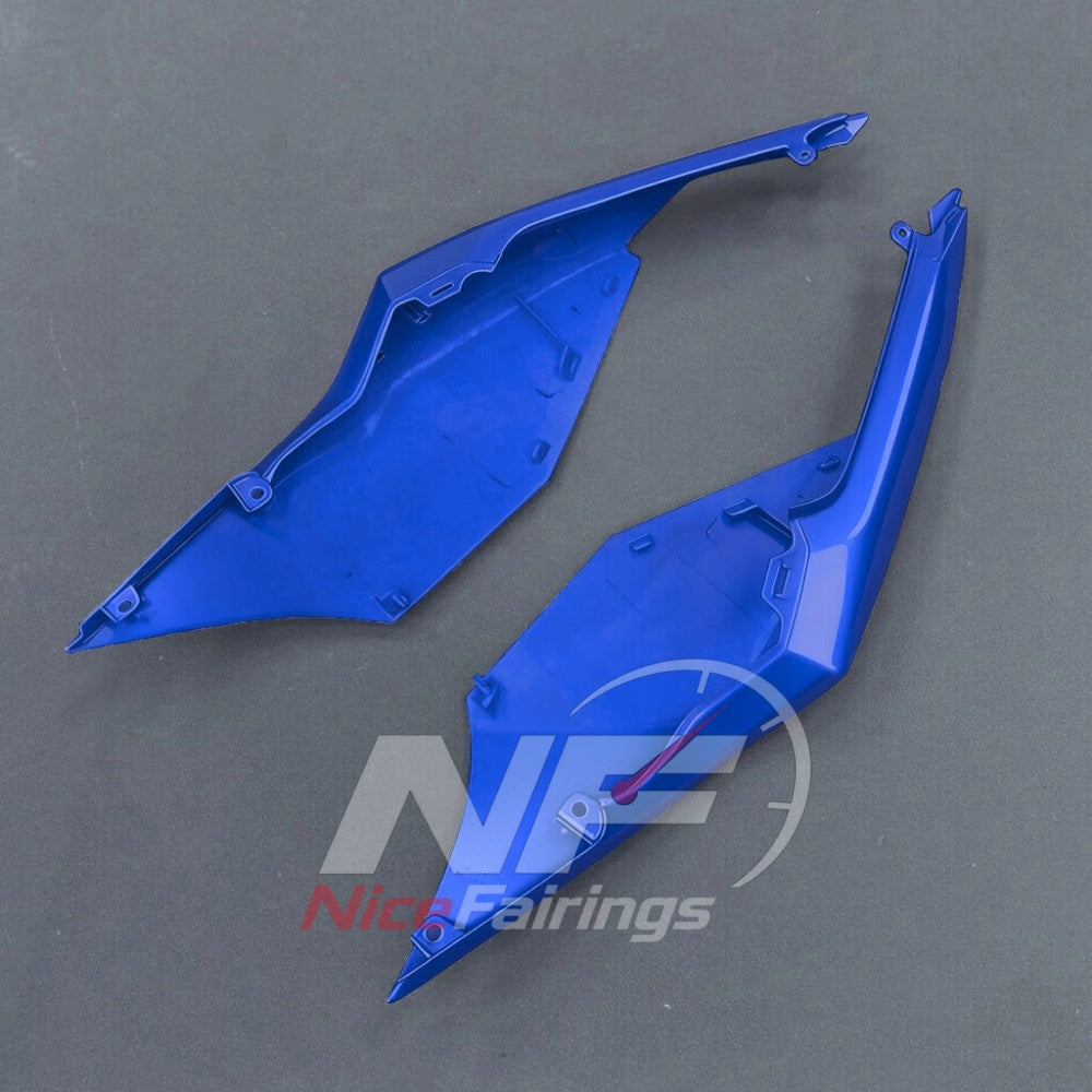 For Honda CBR1000RR-R SP 2024-2026 Blue Black Sportbike Fairing Set with Custom Painted Plastics | NiceFairings - rear angle image