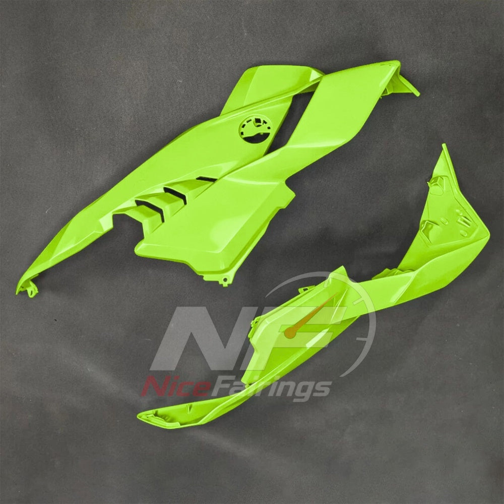 For BMW S1000RR 2025-2026 Green Black Painted ABS Fairings with Complete Replacement Bodywork | NiceFairings - rear angle image