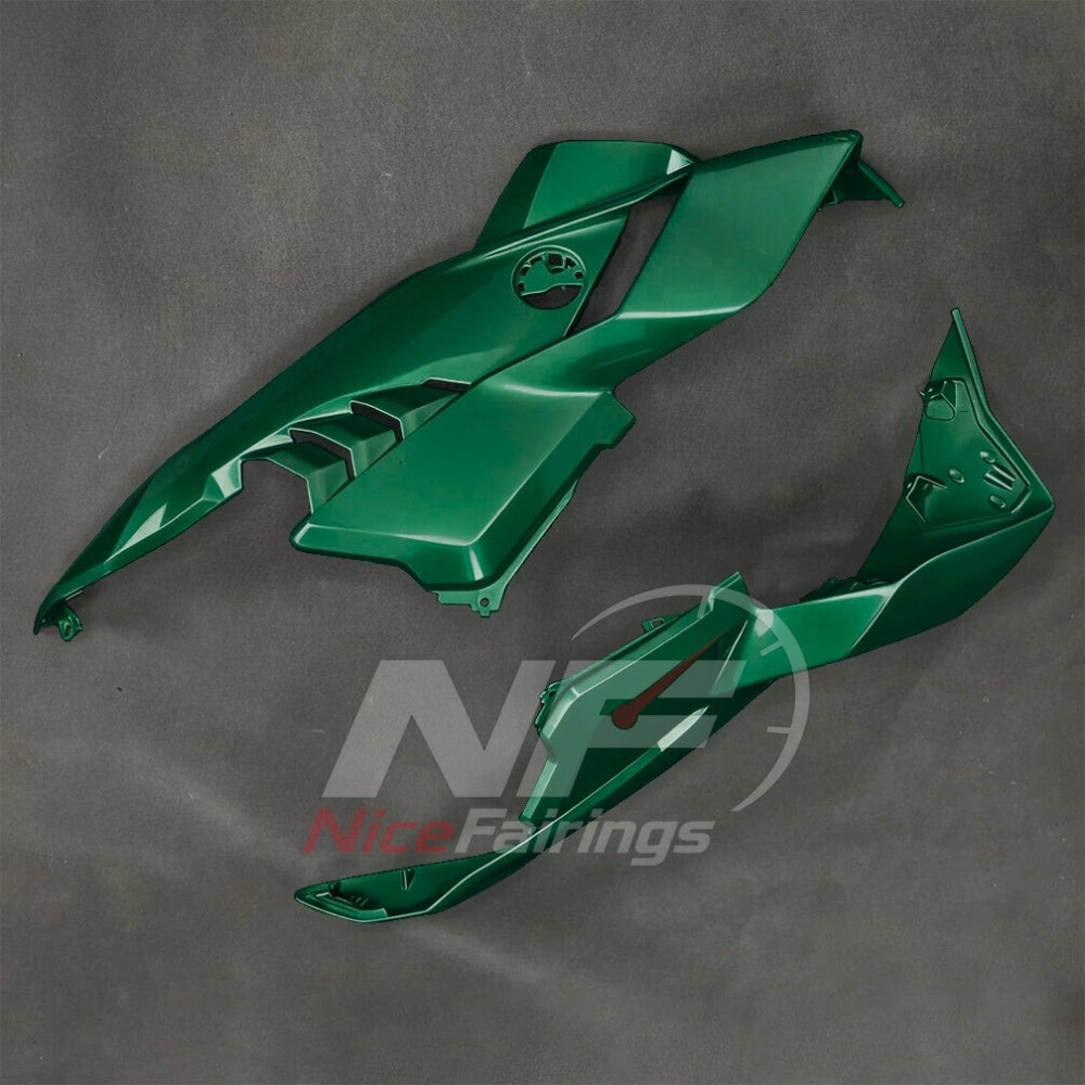 For BMW S1000RR 2025-2026 Green Black Painted ABS Fairings with Complete Replacement Bodywork | NiceFairings - rear angle image