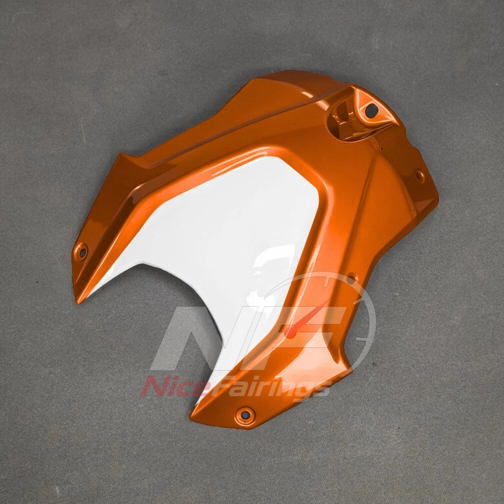 For BMW S1000RR 2025-2026 Orange Black Motorcycle Fairing Kit with Aftermarket Body Panels | NiceFairings - rear angle image