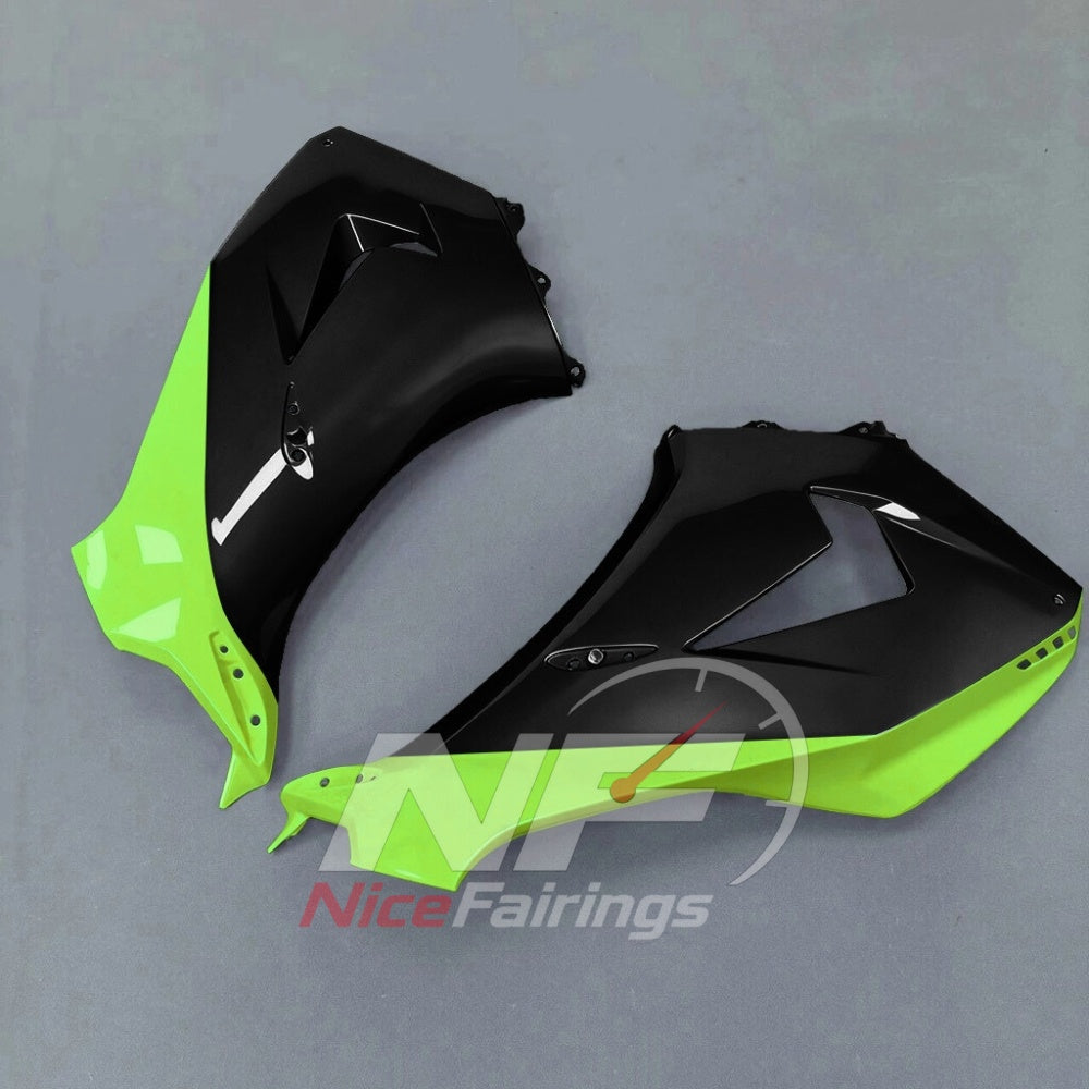 For Honda CBR1000RR-R 2024-2026 Green Black Painted ABS Fairings with Complete Replacement Bodywork | NiceFairings - rear angle image