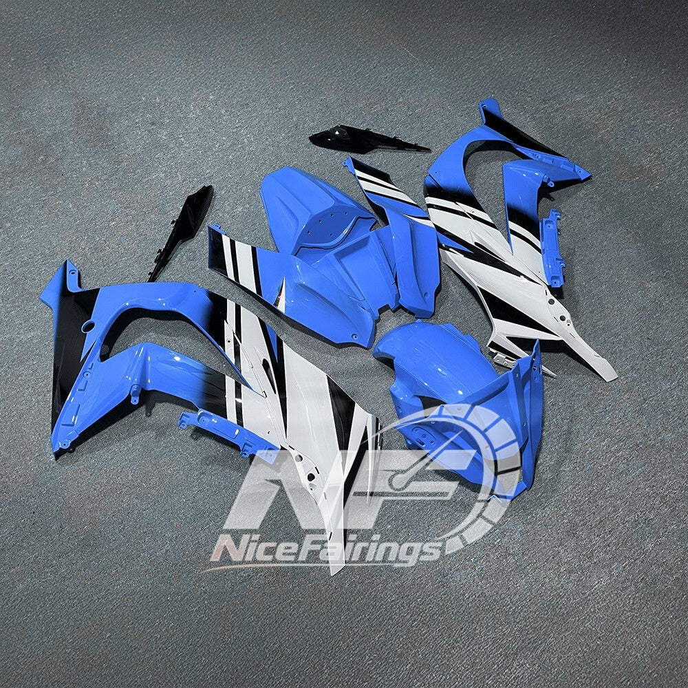KAWASAKI ZX10R 2011-2015 Race Style Fairing Plastics | NiceFairings - rear angle image