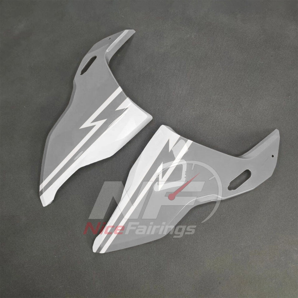 For BMW S1000RR 2025-2026 Red Black Motorcycle Fairing Kit with Aftermarket Body Panels | NiceFairings - rear angle image