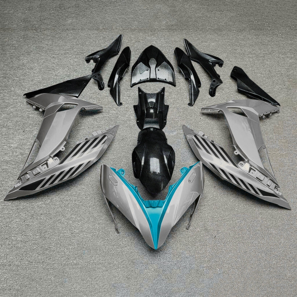 Ninja 650 ER-6F Painted Fairing Body Kit Style 56 | NiceFairings - rear angle image