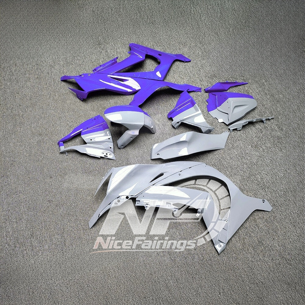 KAWASAKI ZX10R 2011-2015 Custom ABS Motorcycle Fairings | NiceFairings - rear angle image