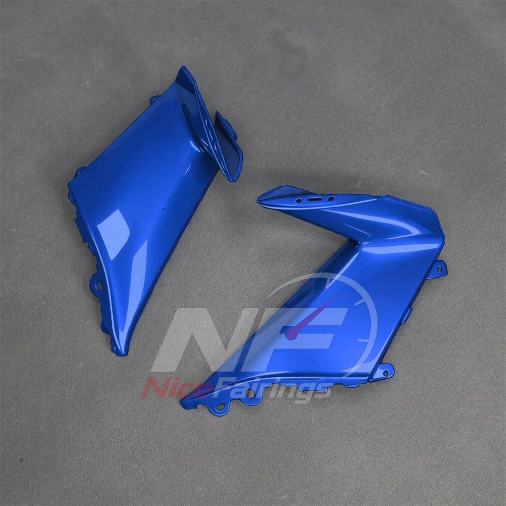For BMW S1000RR 2025-2026 Blue Black Motorcycle Fairing Kit with Aftermarket Body Panels | NiceFairings - rear angle image