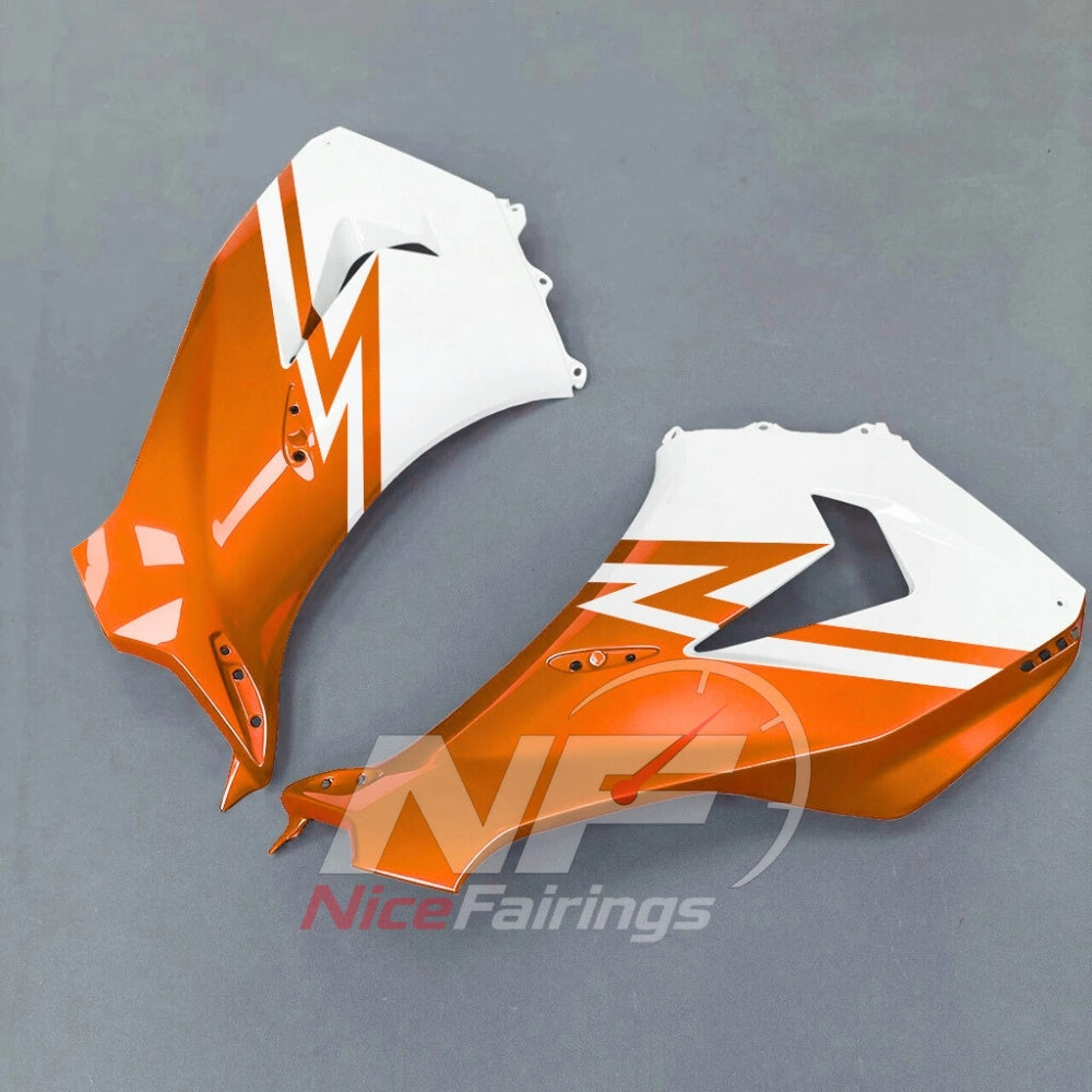 For Honda CBR1000RR-R SP 2024-2026 Orange Black Motorcycle Fairing Kit with Aftermarket Body Panels | NiceFairings - rear angle image