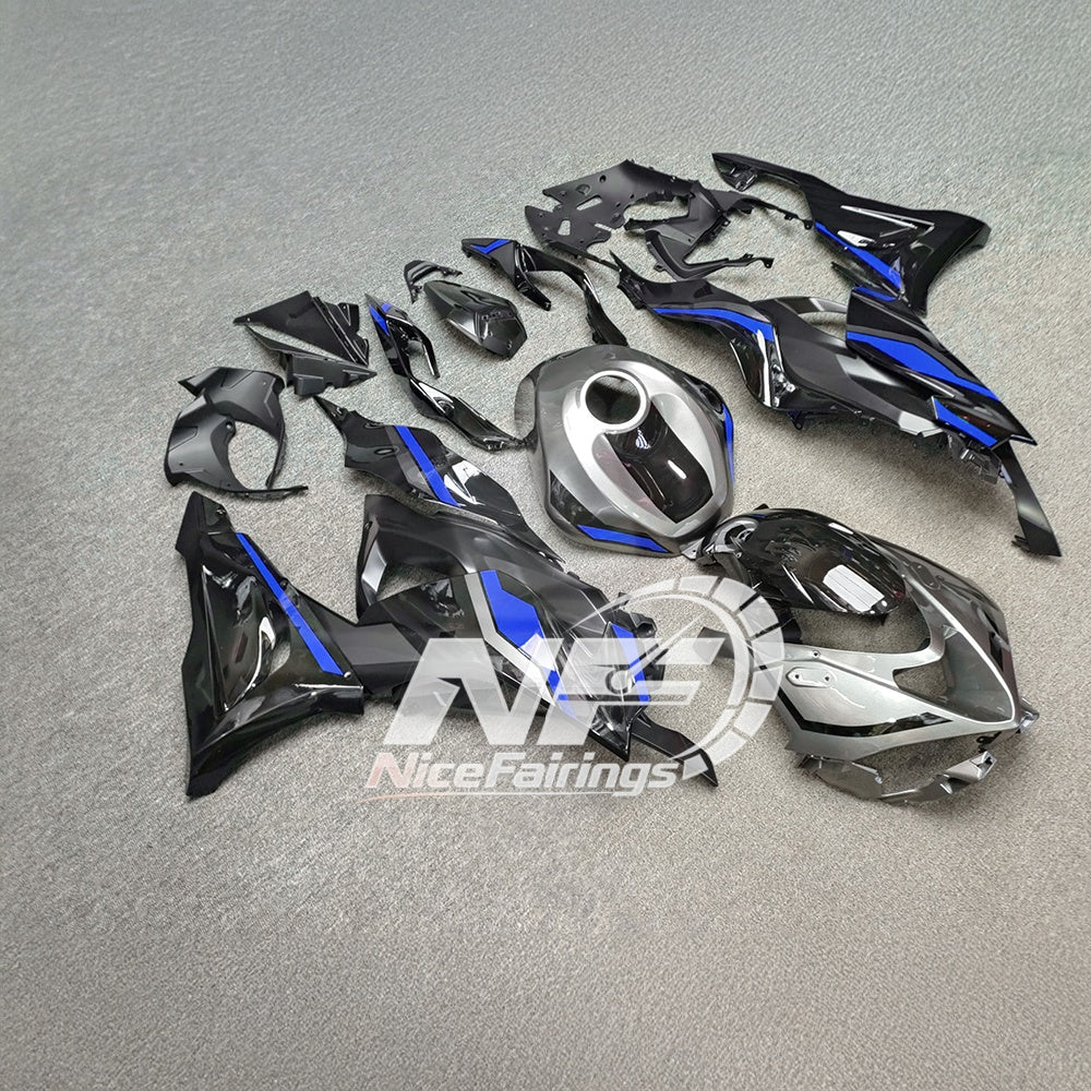 For Kawasaki Ninja ZX-6R 636 2024-2025 Custom Fairings Lime Green Tank Cover | NiceFairings - rear angle image