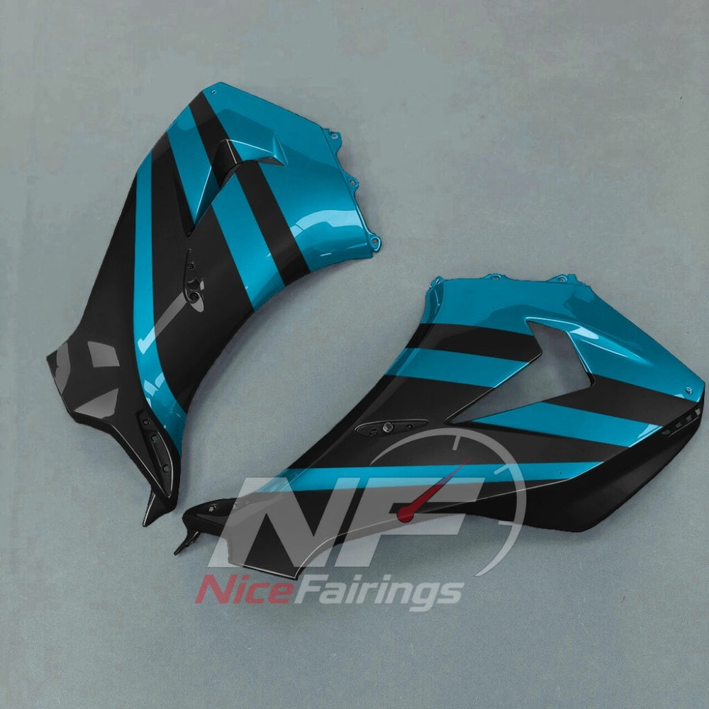 For Honda CBR1000RR-R SP 2024-2026 Teal Black Motorcycle Fairing Kit with Aftermarket Body Panels | NiceFairings - rear angle image
