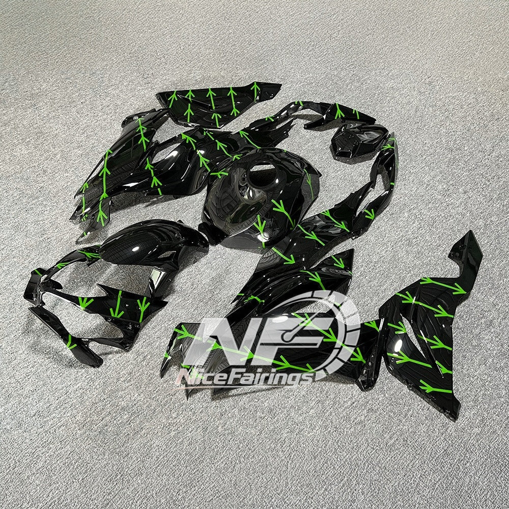 For Kawasaki ZX6R 636 Custom Painted ABS Body Kit Race Replica Signature Edition | NiceFairings - rear angle image