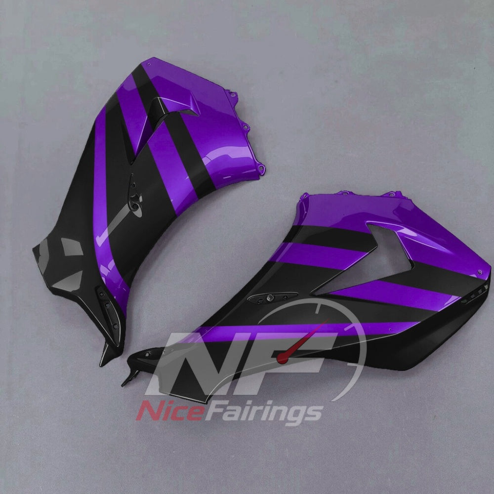 For Honda CBR1000RR-R SP 2024-2026 Purple Black Sportbike Fairing Set with Custom Painted Plastics | NiceFairings - rear angle image