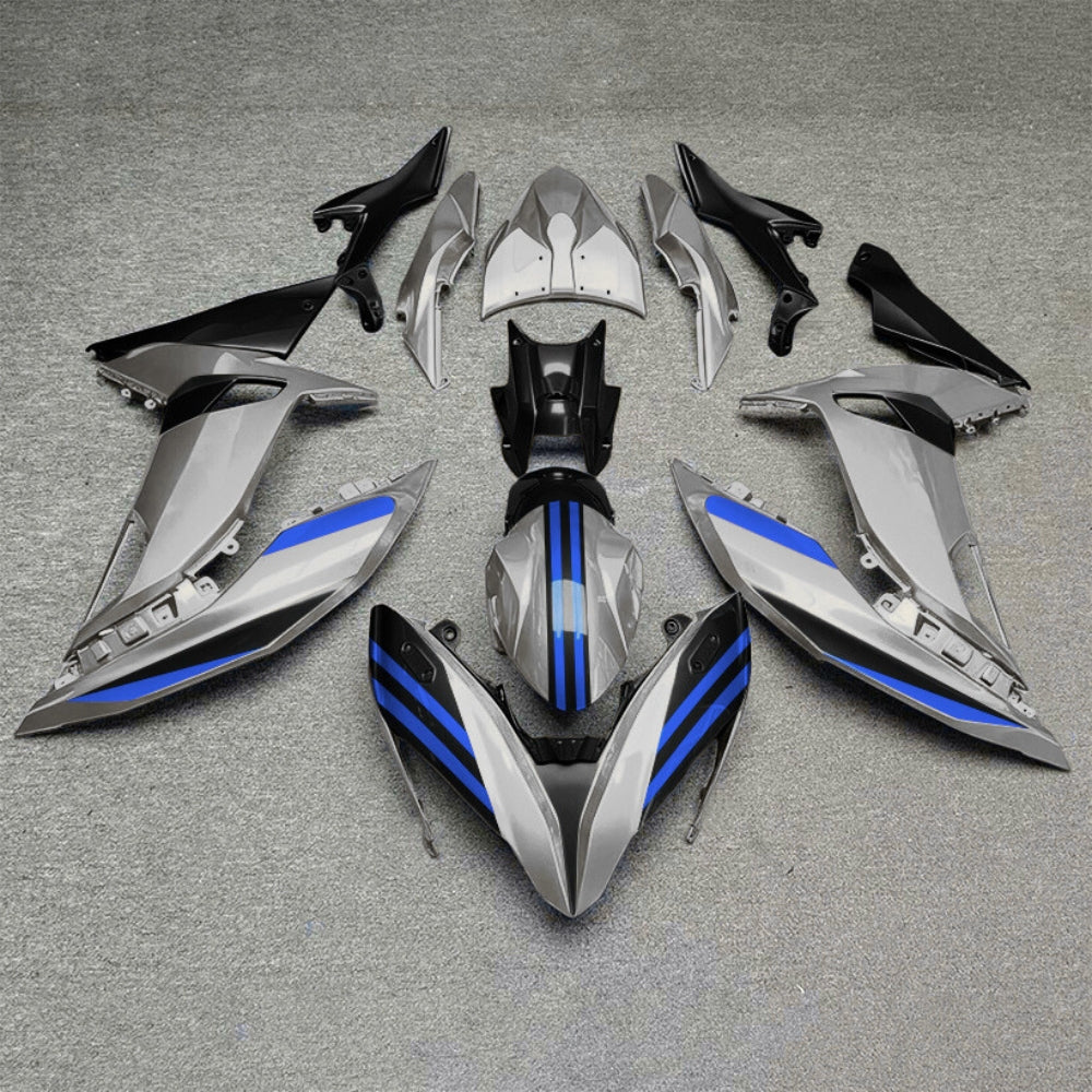 KAWASAKI Ninja 650 ER-6F 2017-2019 ABS Fairing Kit Style 49 | NiceFairings - rear angle image