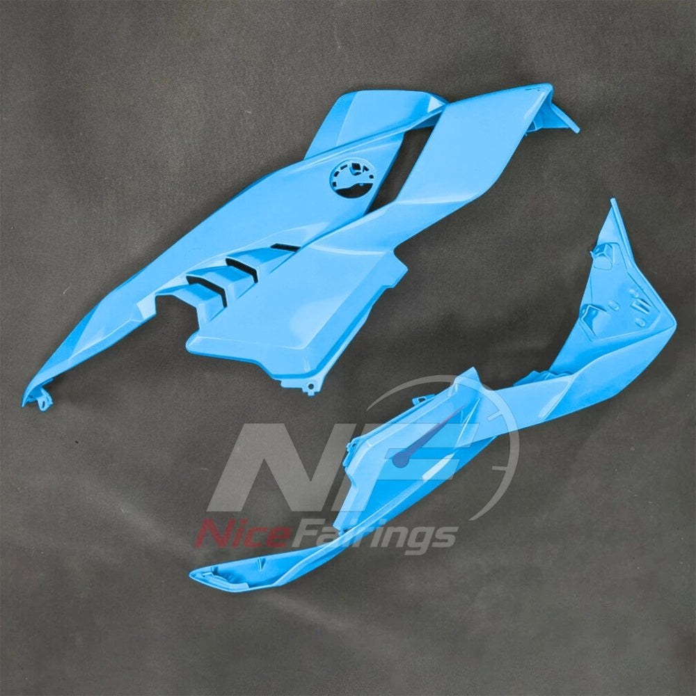 For BMW S1000RR 2025-2026 Blue Black Painted ABS Fairings with Complete Replacement Bodywork | NiceFairings - rear angle image