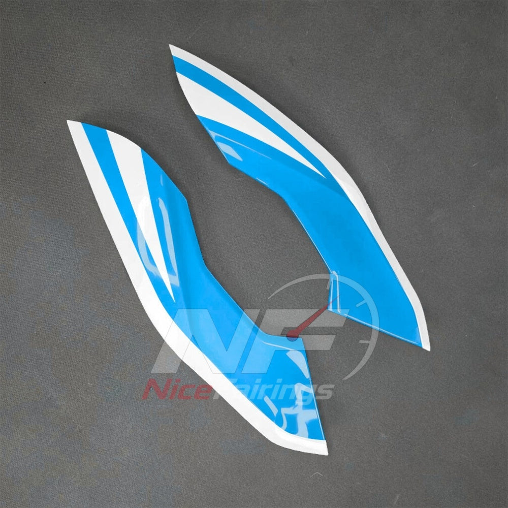 For BMW S1000RR 2025-2026 Blue Black ABS Body Kit with Street and Track Fairing Panels | NiceFairings - rear angle image