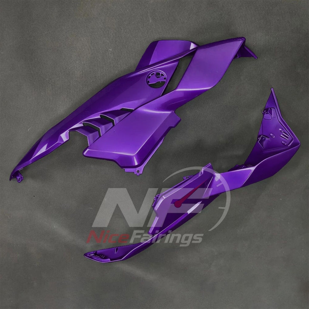 For BMW S1000RR 2025-2026 Purple Black Sportbike Fairing Set with Custom Painted Plastics | NiceFairings - detail angle image