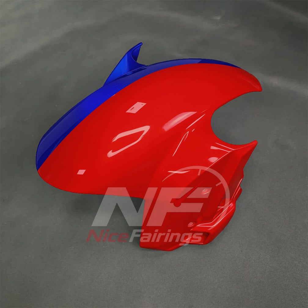 For BMW S1000RR 2025-2026 Red Black Painted ABS Fairings with Complete Replacement Bodywork | NiceFairings - rear angle image