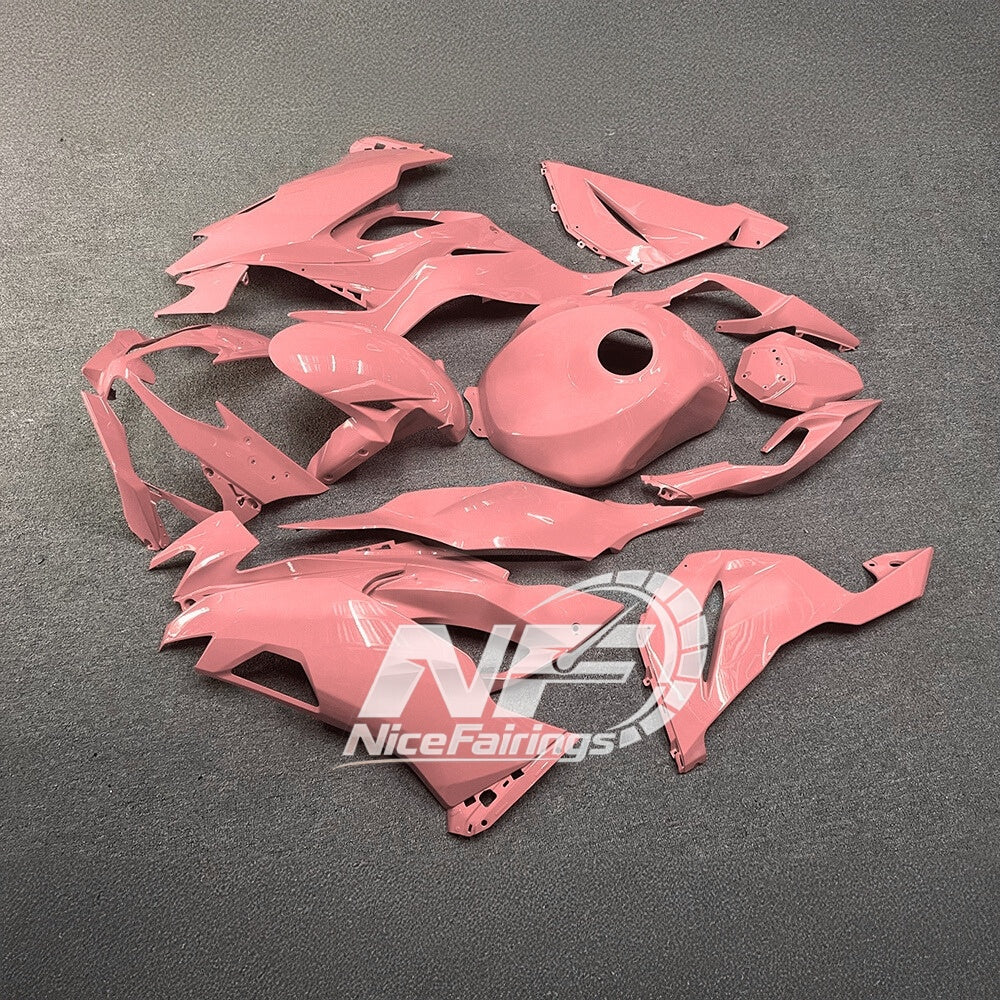 Kawasaki ZX6R 636 Custom Painted ABS Body Kit Lime Green Tank Cover | NiceFairings - rear angle image
