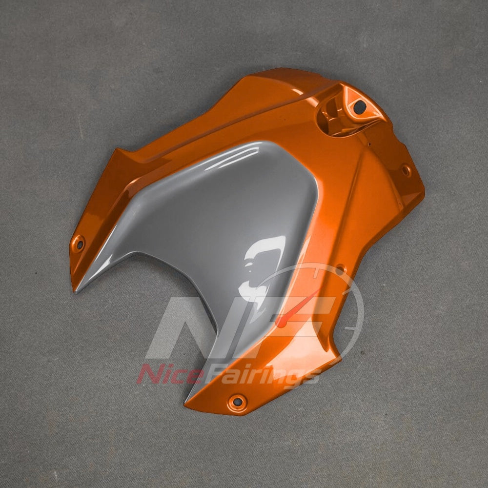 For BMW S1000RR 2025-2026 Orange Black ABS Fairing Kit with Painted Bodywork and Replacement Panels | NiceFairings - side angle image