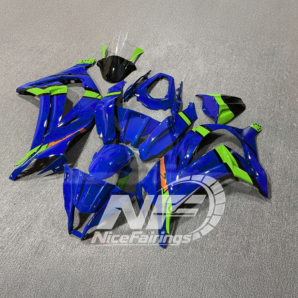 KAWASAKI Ninja ZX10R 2011-2015 Injection Molded Fairings Set | NiceFairings - rear angle image