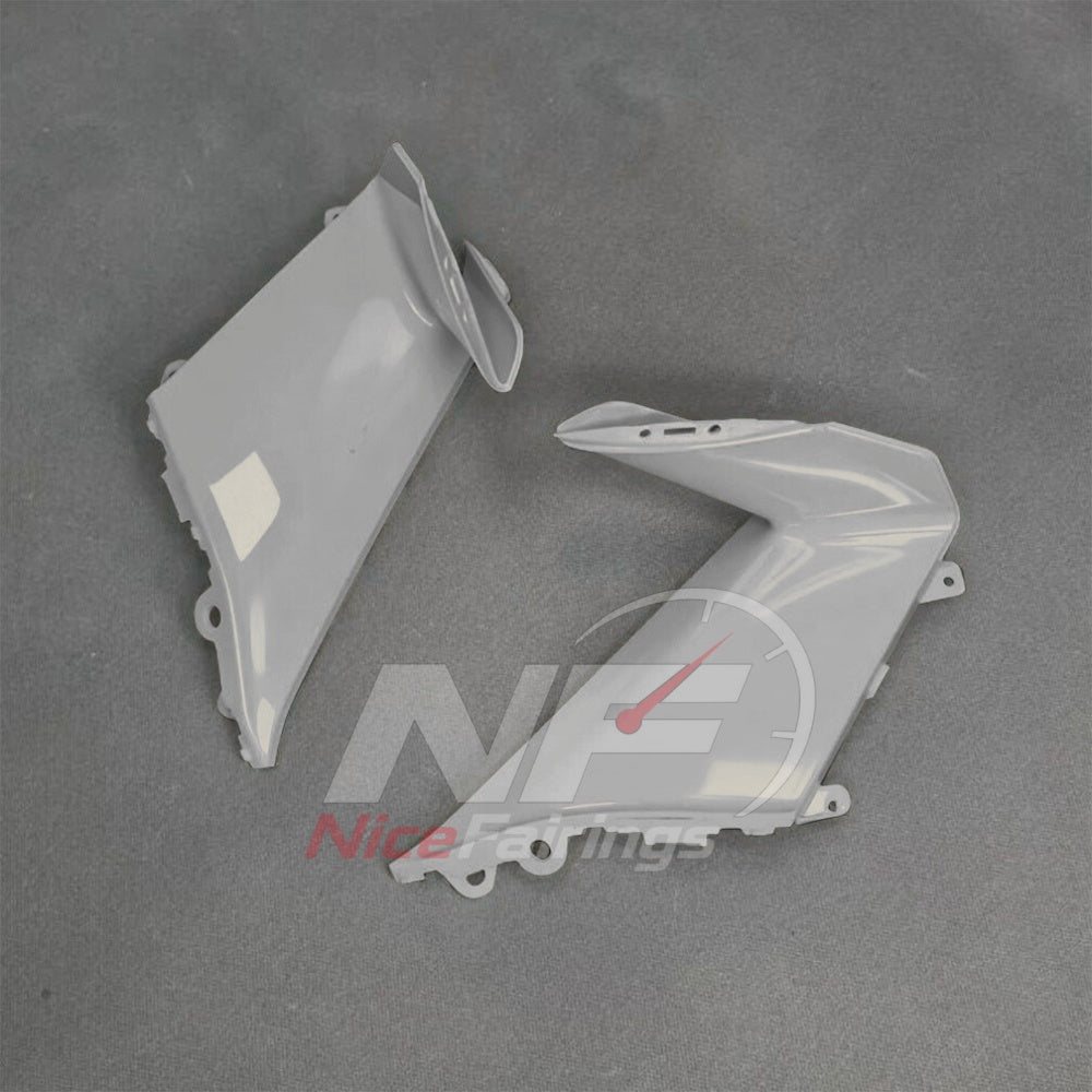 For BMW S1000RR 2025-2026 Red Black Sportbike Fairing Set with Custom Painted Plastics | NiceFairings - rear angle image